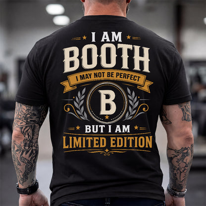 BOOTH  EDI-TT36 Personalized Funny Quote Apparel