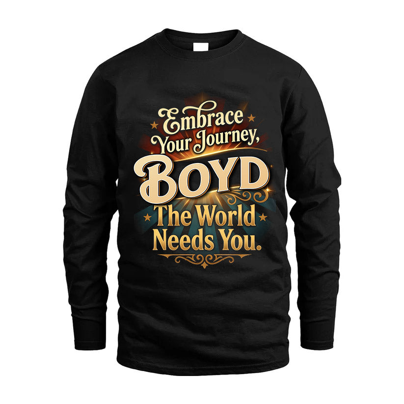 BOYD L04-TT36 Personalized Funny Quote Apparel