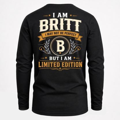 BRITT  EDI-TT36 Personalized Funny Quote Apparel