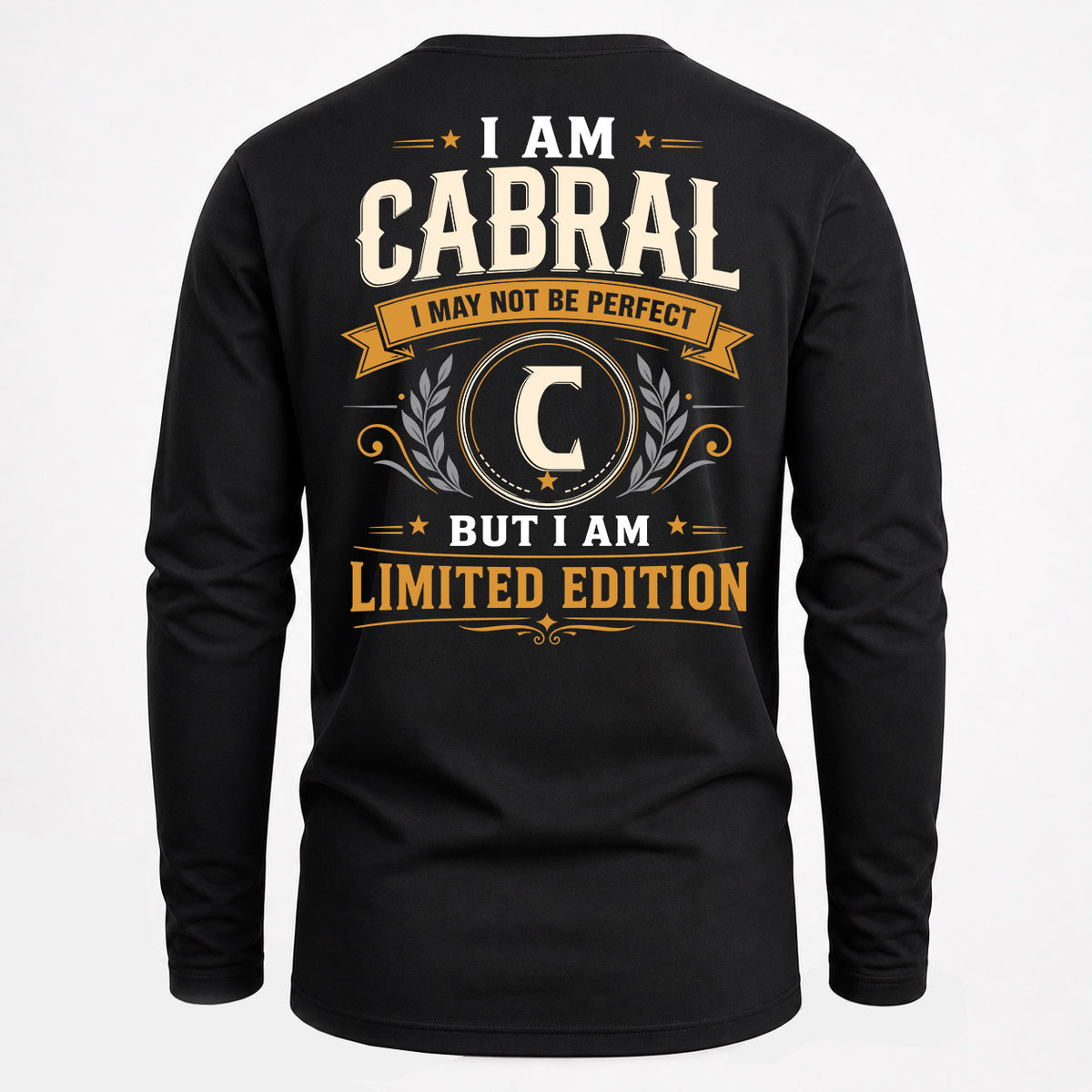 CABRAL EDI-TT36 Personalized Funny Quote Apparel