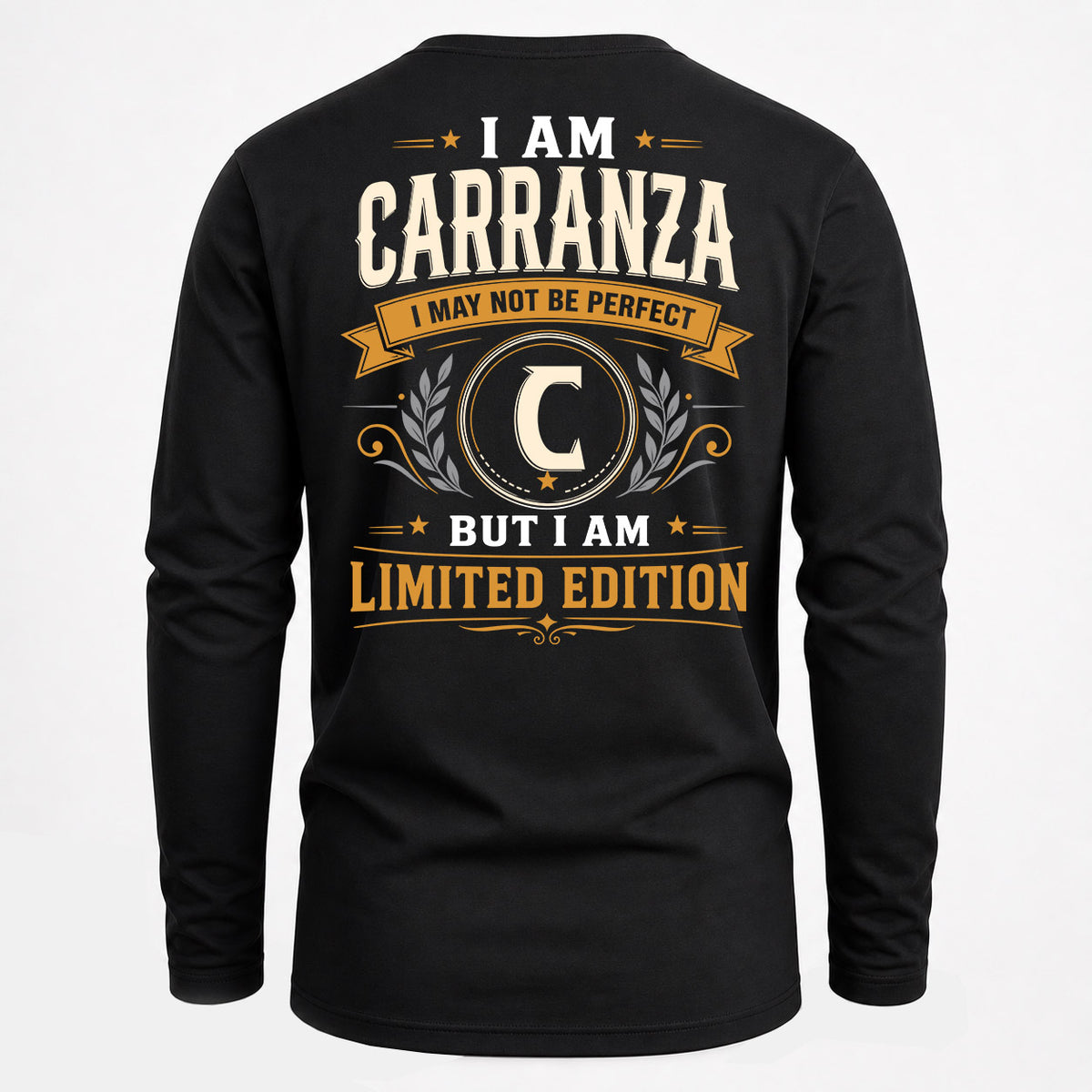 CARRANZA EDI-TT36 Personalized Funny Quote Apparel