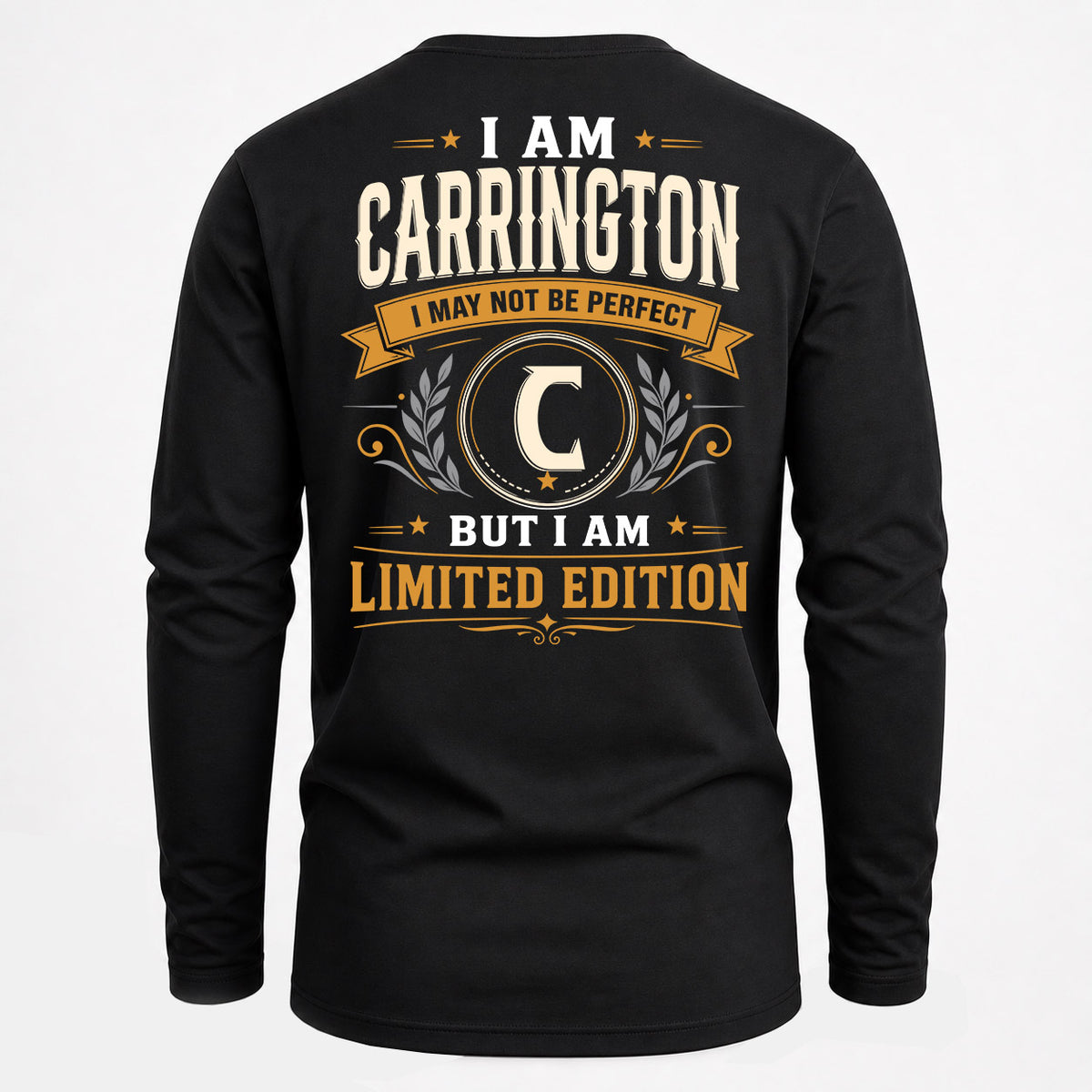 CARRINGTON EDI-TT36 Personalized Funny Quote Apparel