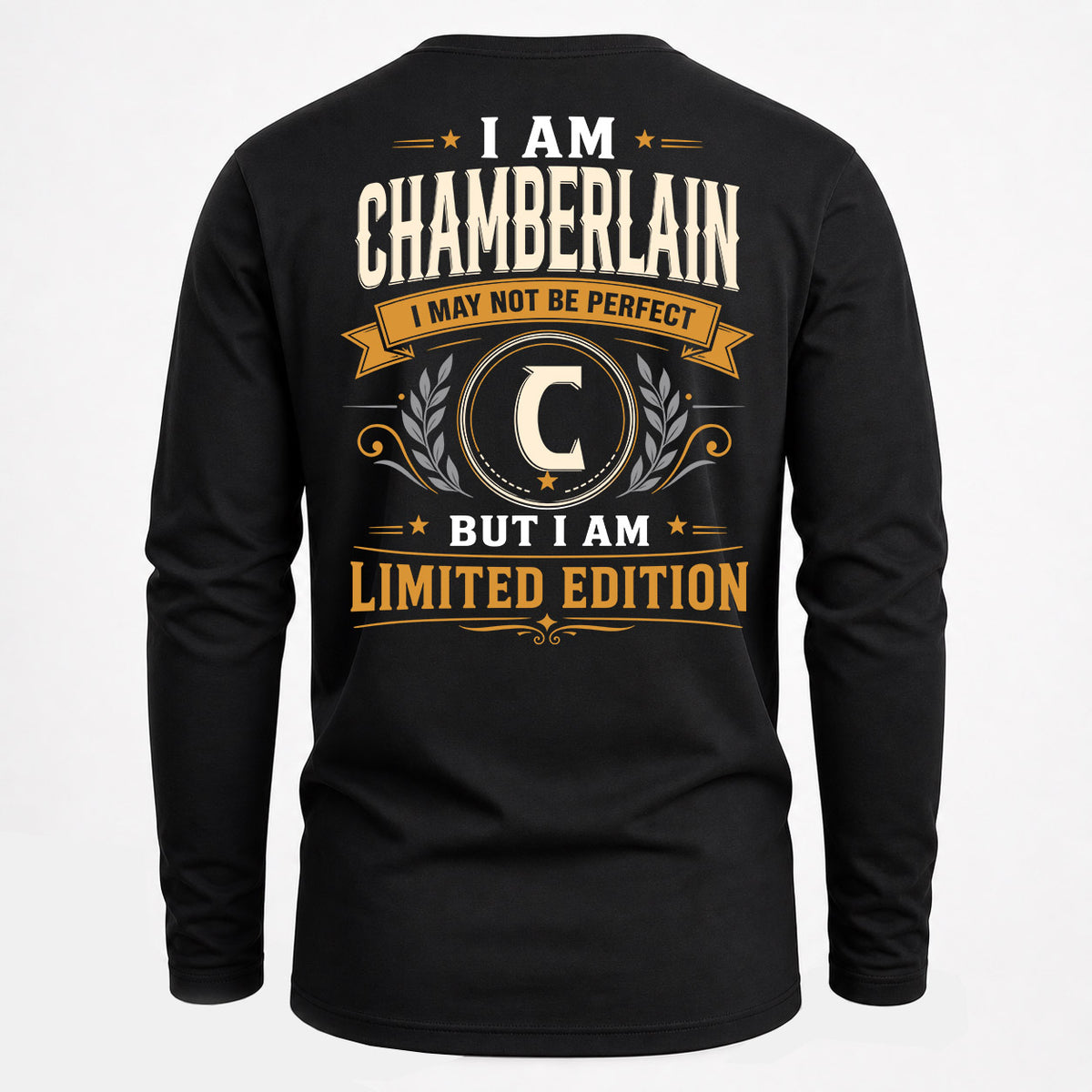 CHAMBERLAIN EDI-TT36 Personalized Funny Quote Apparel