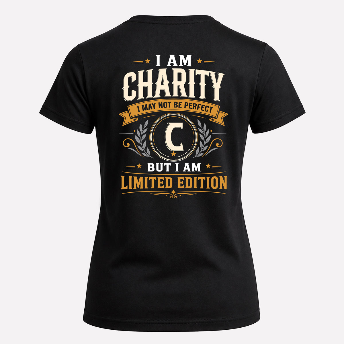 CHARITY EDI-TT36 Personalized Funny Quote Apparel