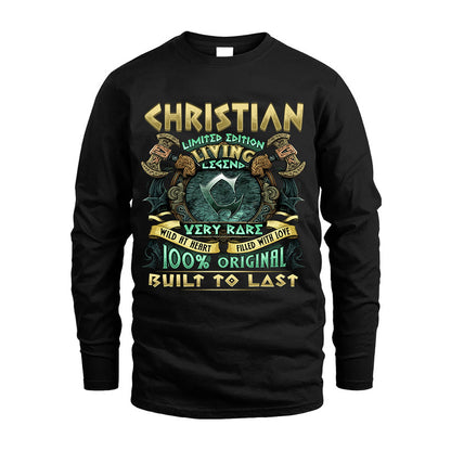 CHRISTIAN  VKI-TT36 Personalized Funny Quote Apparel