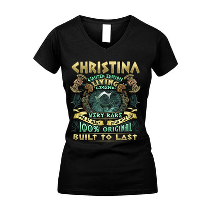 CHRISTINA  VKI-TT36 Personalized Funny Quote Apparel