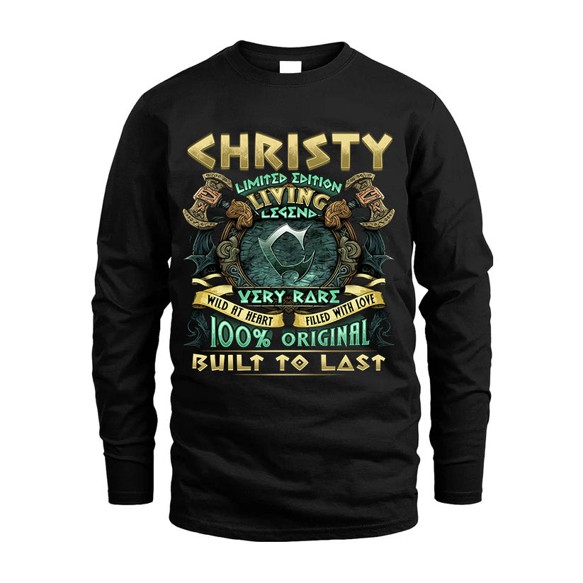 CHRISTY  VKI-TT36 Personalized Funny Quote Apparel