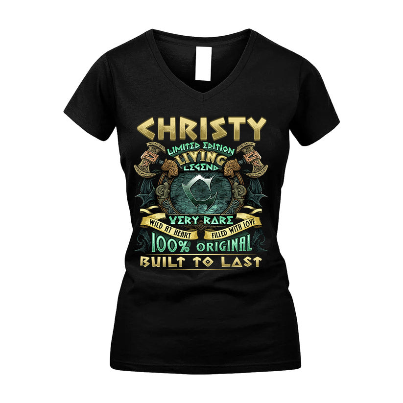 CHRISTY  VKI-TT36 Personalized Funny Quote Apparel
