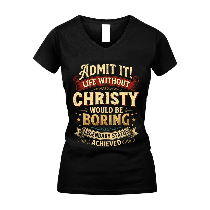 CHRISTY L02-TT36 Personalized Funny Quote Apparel