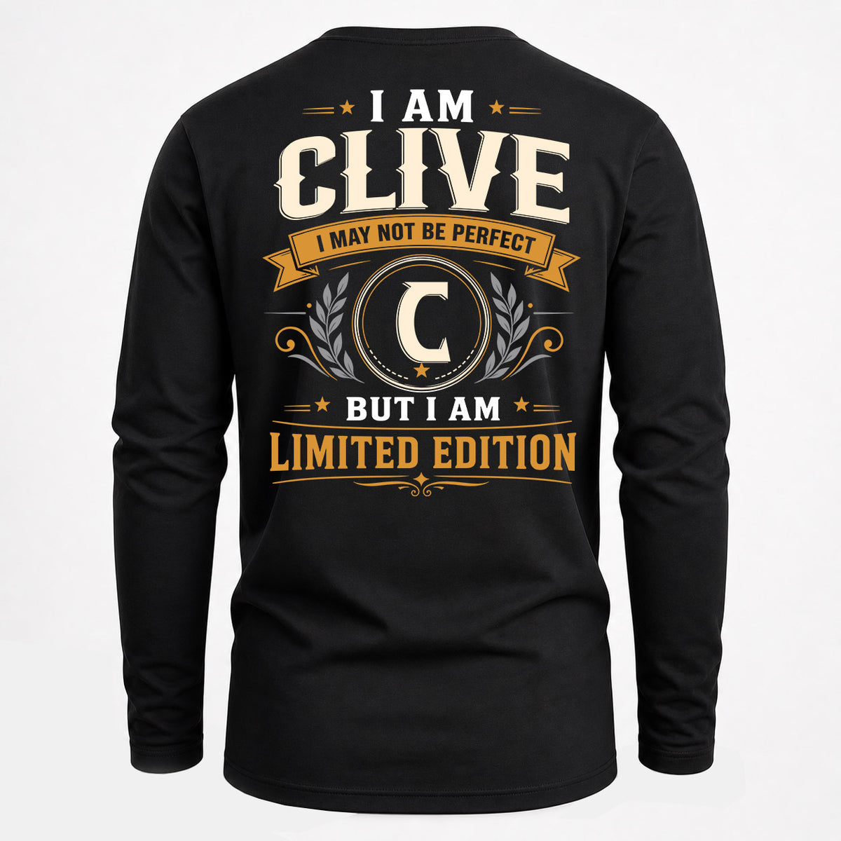 CLIVE EDI-TT36 Personalized Funny Quote Apparel