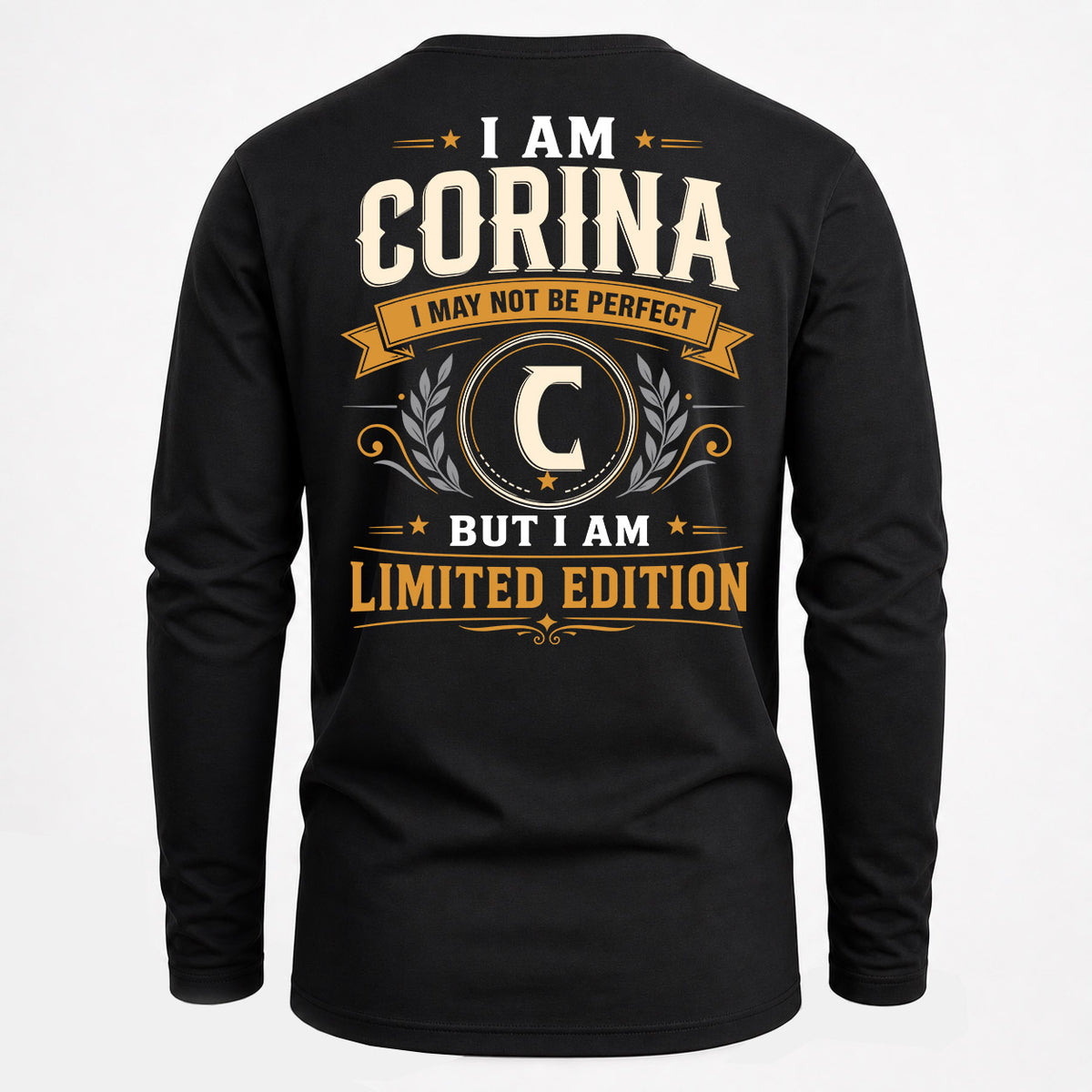 CORINA EDI-TT36 Personalized Funny Quote Apparel