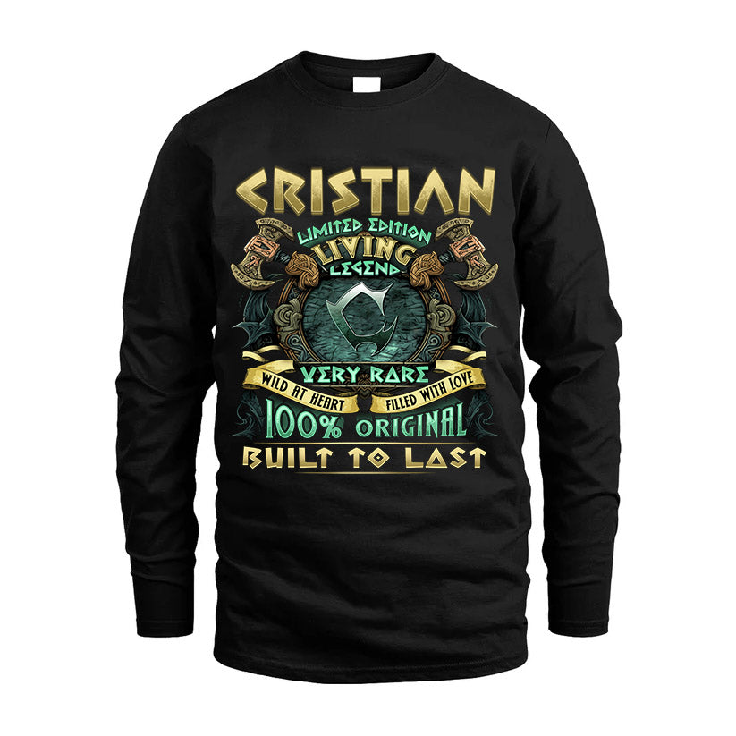 CRISTIAN  VKI-TT36 Personalized Funny Quote Apparel