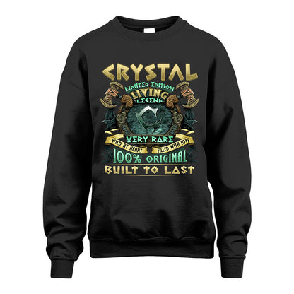 CRYSTAL  VKI-TT36 Personalized Funny Quote Apparel