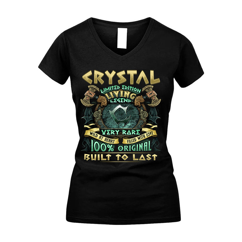 CRYSTAL  VKI-TT36 Personalized Funny Quote Apparel