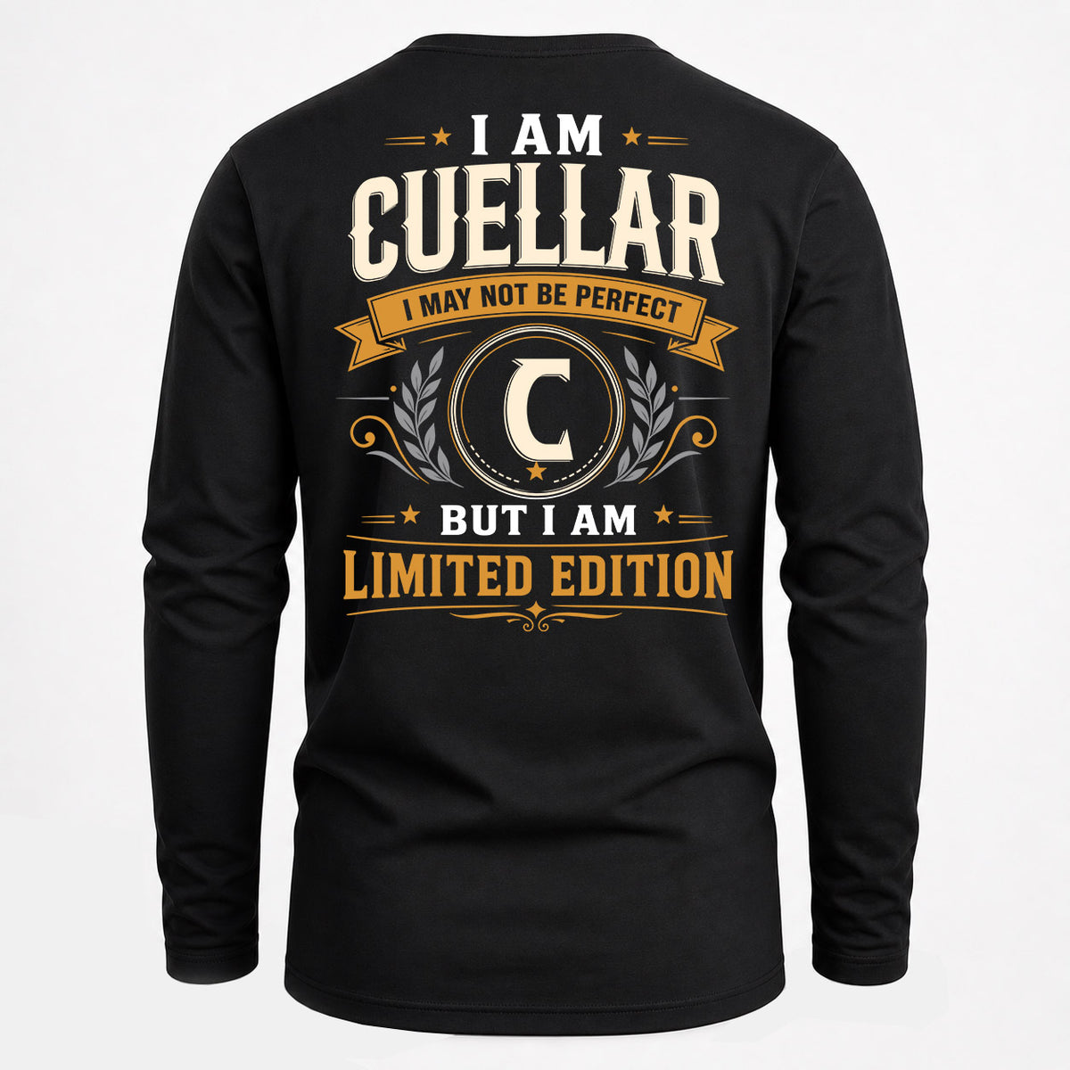 CUELLAR EDI-TT36 Personalized Funny Quote Apparel