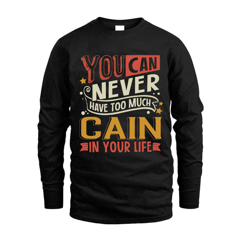CAIN  NO2-TT36 Personalized Funny Quote Apparel