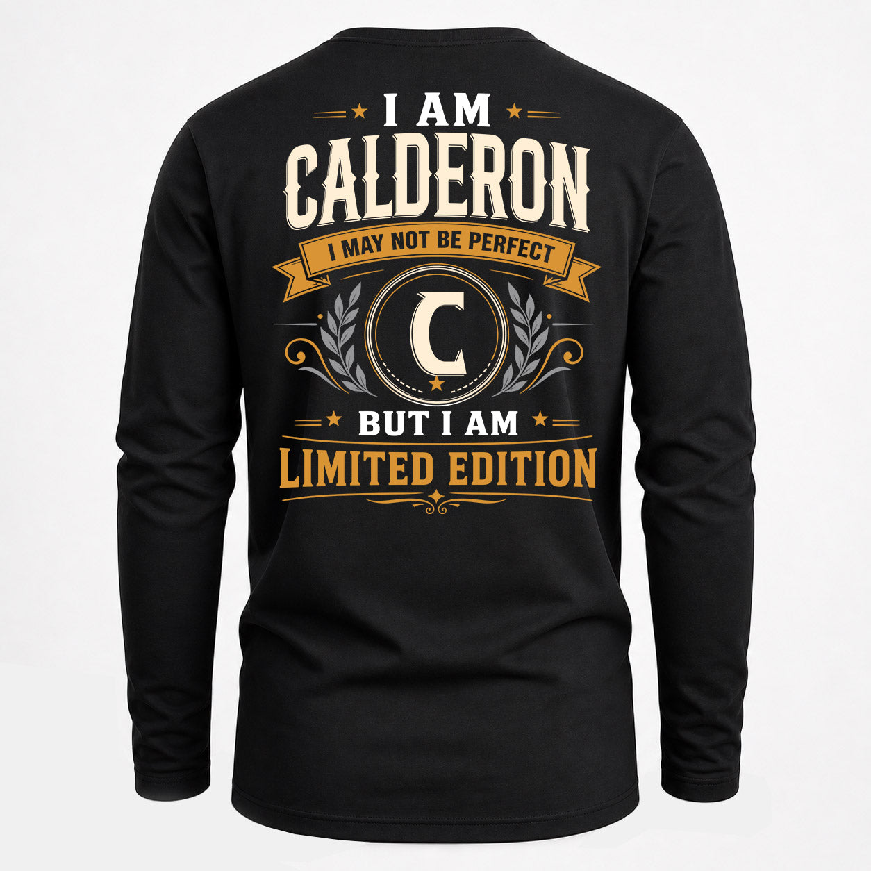 CALDERON  EDI-TT36 Personalized Funny Quote Apparel