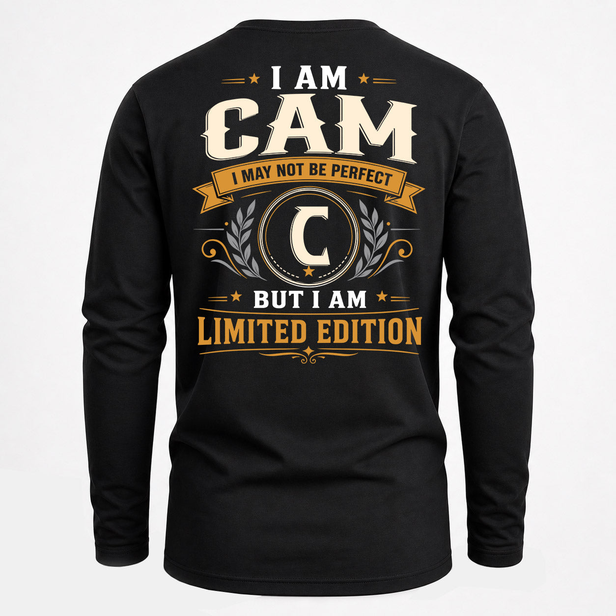 CAM  EDI-TT36 Personalized Funny Quote Apparel