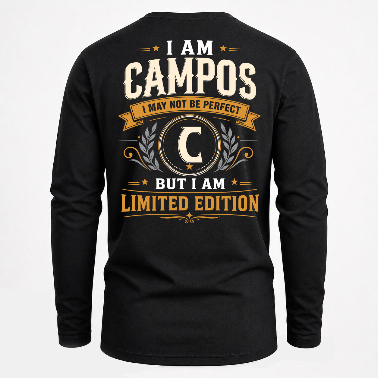 CAMPOS  EDI-TT36 Personalized Funny Quote Apparel