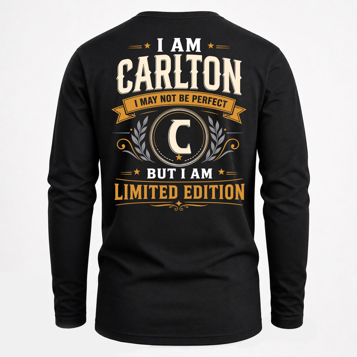 CARLTON  EDI-TT36 Personalized Funny Quote Apparel