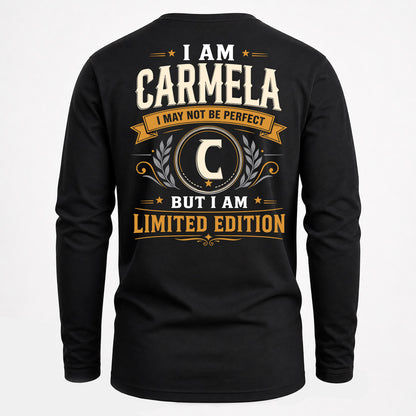 CARMELA  EDI-TT36 Personalized Funny Quote Apparel