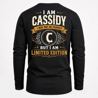 CASSIDY  EDI-TT36 Personalized Funny Quote Apparel