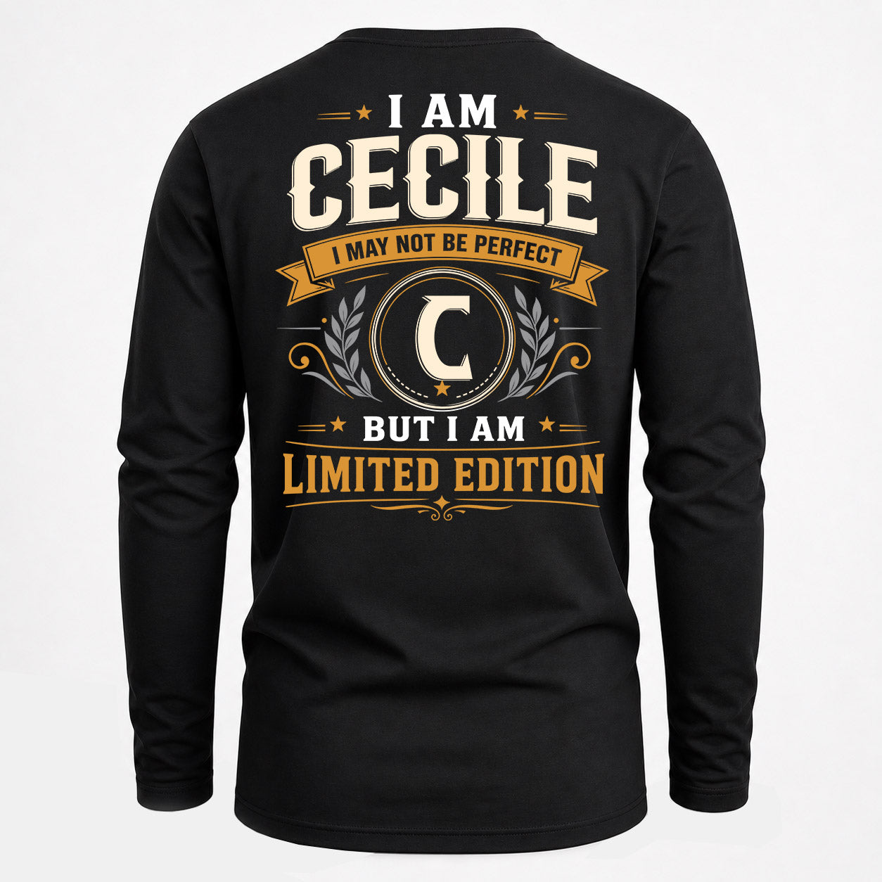 CECILE  EDI-TT36 Personalized Funny Quote Apparel