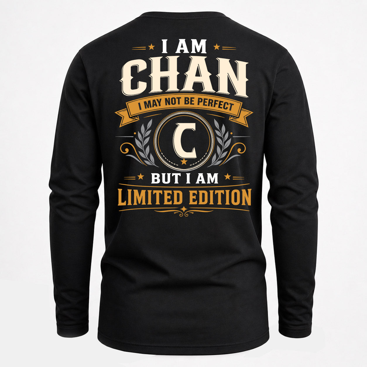 CHAN  EDI-TT36 Personalized Funny Quote Apparel