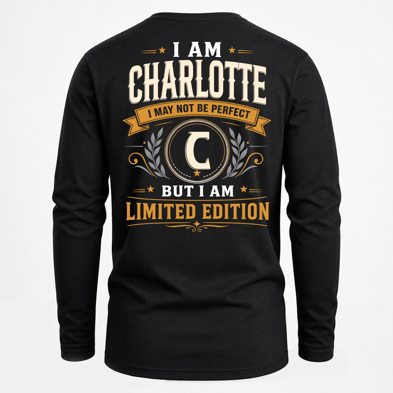 CHARLOTTE  EDI-TT36 Personalized Funny Quote Apparel