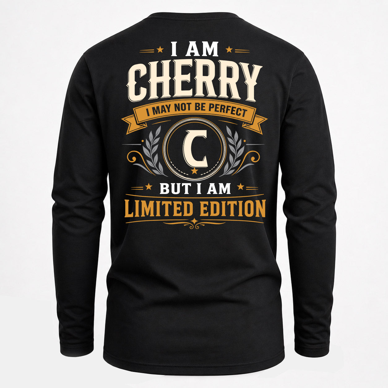 CHERRY  EDI-TT36 Personalized Funny Quote Apparel