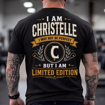 CHRISTELLE  EDI-TT36 Personalized Funny Quote Apparel