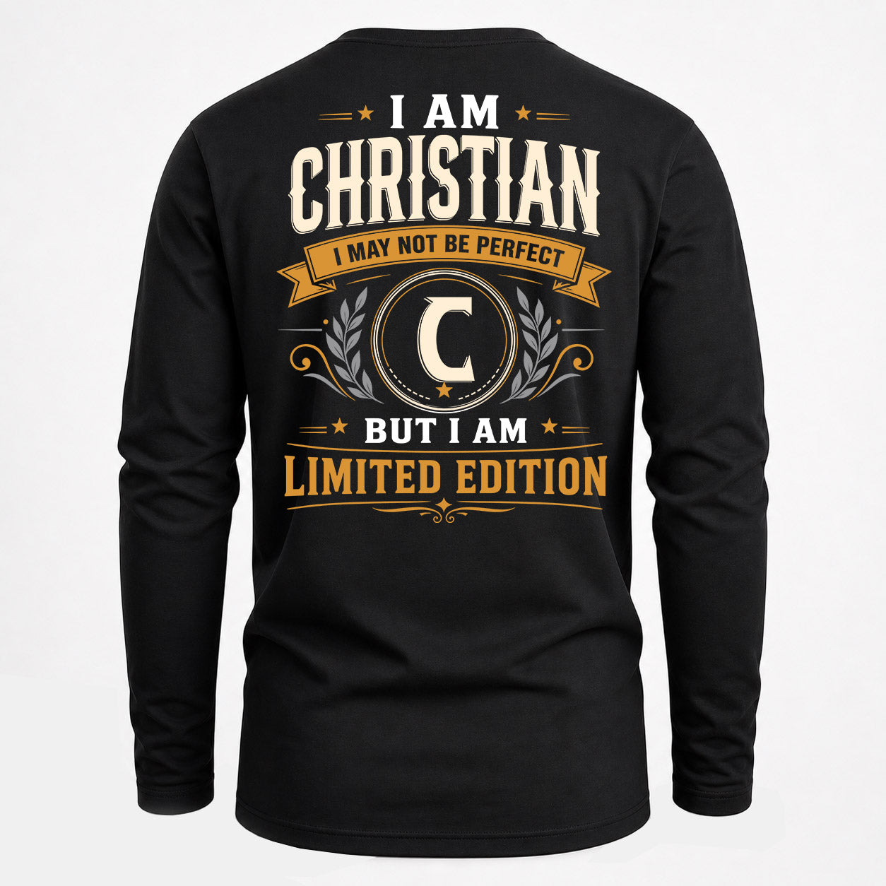 CHRISTIAN  EDI-TT36 Personalized Funny Quote Apparel