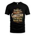 CHRISTIAN L04-TT36 Personalized Funny Quote Apparel