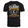CLAIRE  EDI-TT36 Personalized Funny Quote Apparel