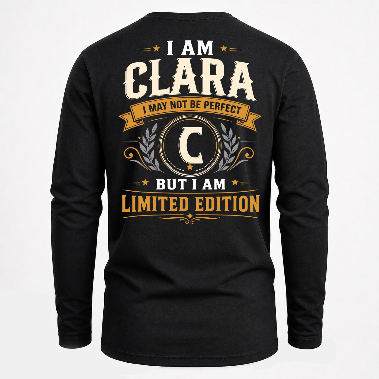CLARA  EDI-TT36 Personalized Funny Quote Apparel