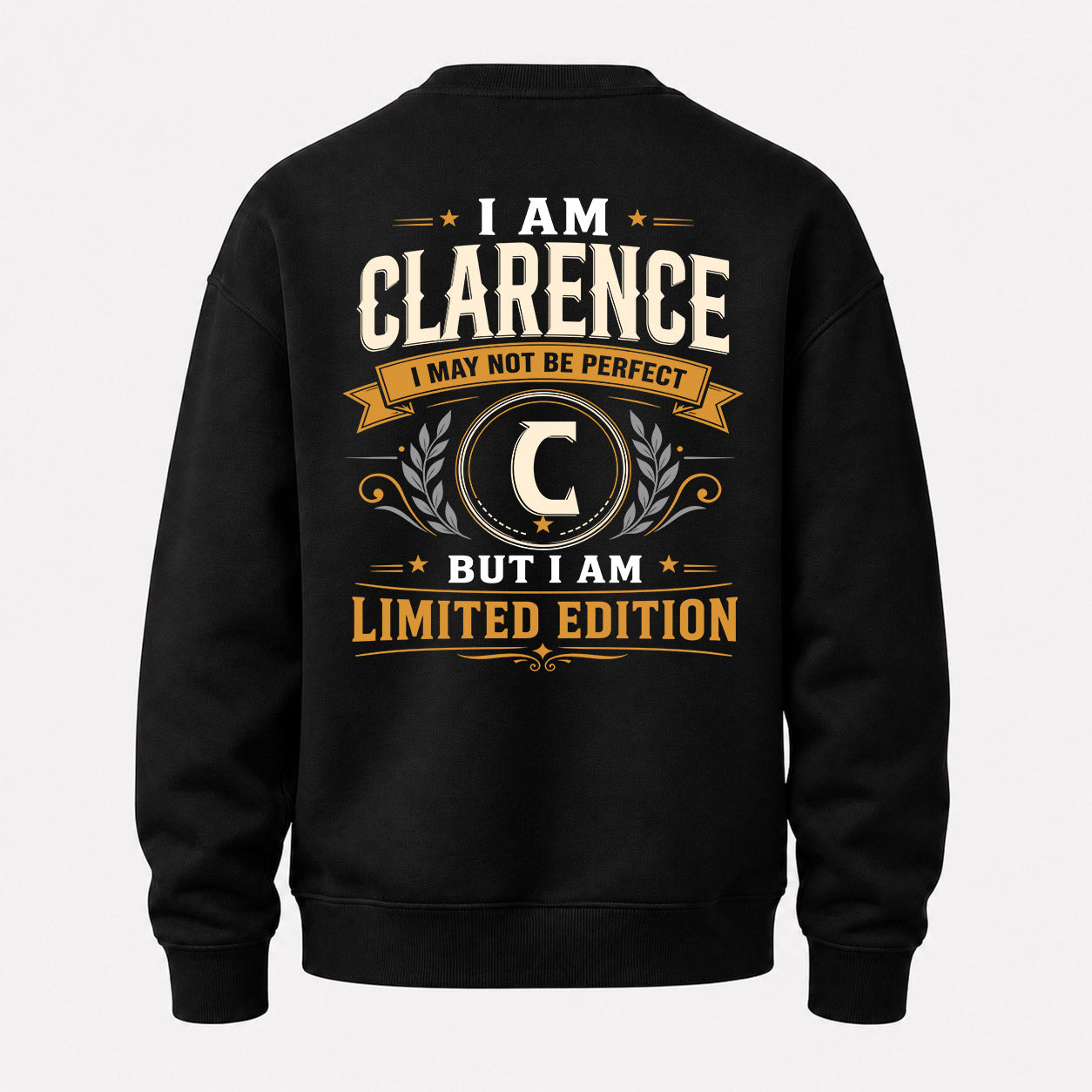 CLARENCE  EDI-TT36 Personalized Funny Quote Apparel