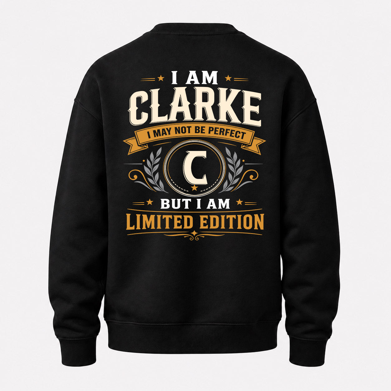 CLARKE  EDI-TT36 Personalized Funny Quote Apparel