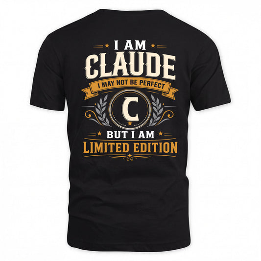 CLAUDE  EDI-TT36 Personalized Funny Quote Apparel