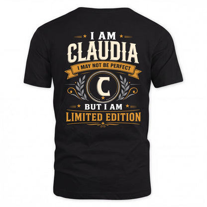 CLAUDIA  EDI-TT36 Personalized Funny Quote Apparel