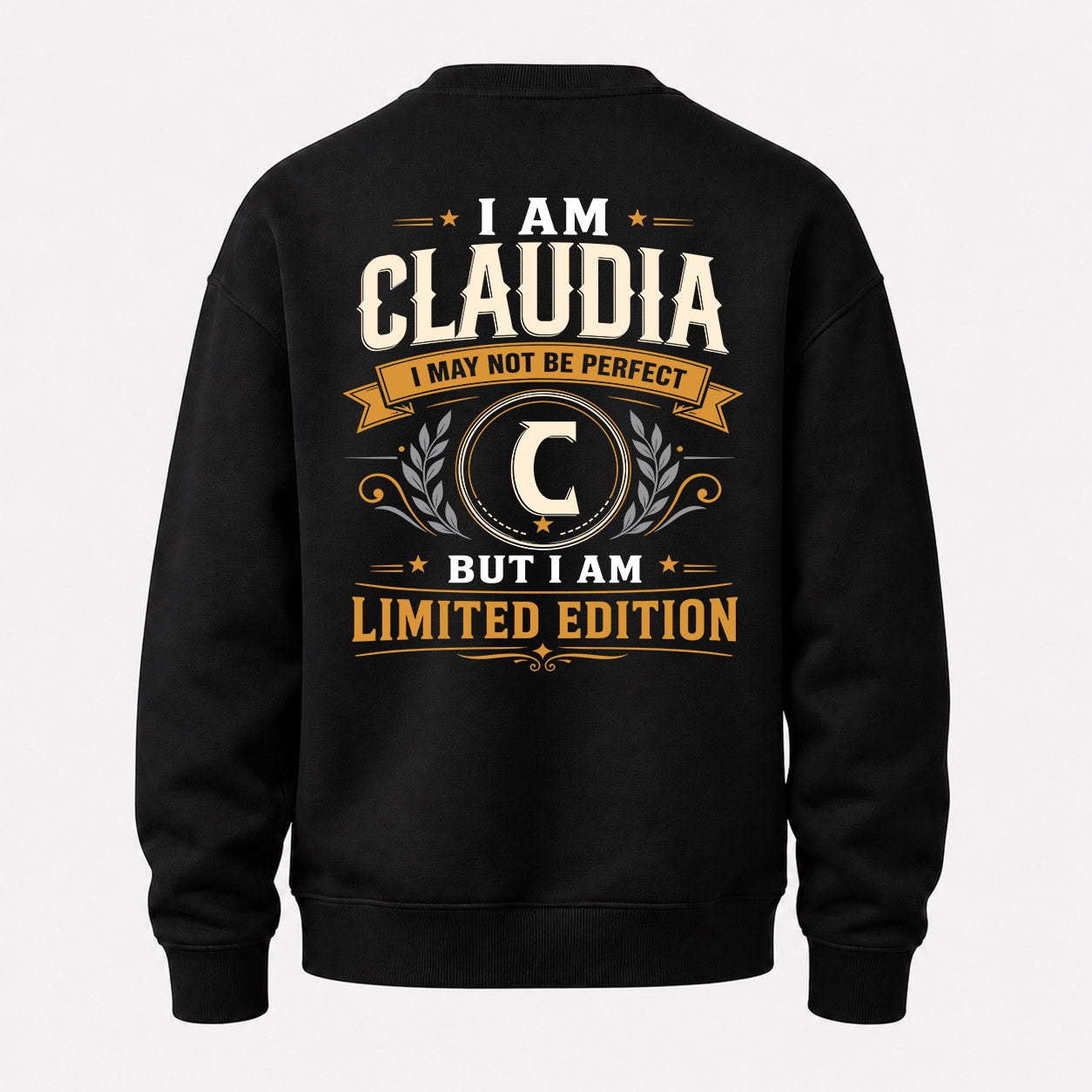 CLAUDIA  EDI-TT36 Personalized Funny Quote Apparel