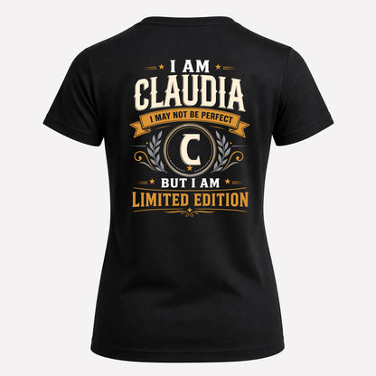 CLAUDIA  EDI-TT36 Personalized Funny Quote Apparel