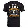 CLAY  EDI-TT36 Personalized Funny Quote Apparel