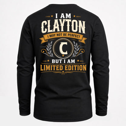CLAYTON  EDI-TT36 Personalized Funny Quote Apparel