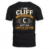 CLIFF  EDI-TT36 Personalized Funny Quote Apparel