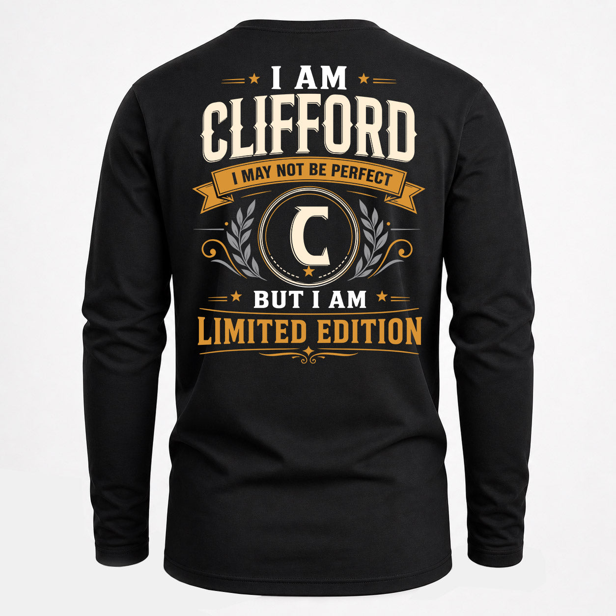 CLIFFORD  EDI-TT36 Personalized Funny Quote Apparel