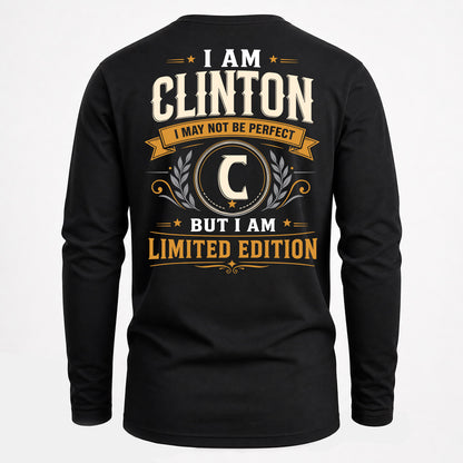 CLINTON  EDI-TT36 Personalized Funny Quote Apparel