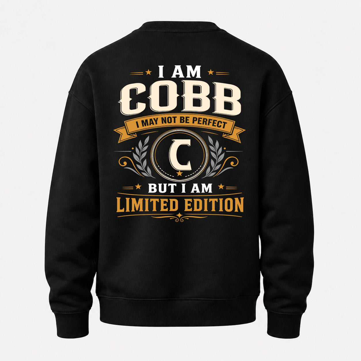 COBB  EDI-TT36 Personalized Funny Quote Apparel