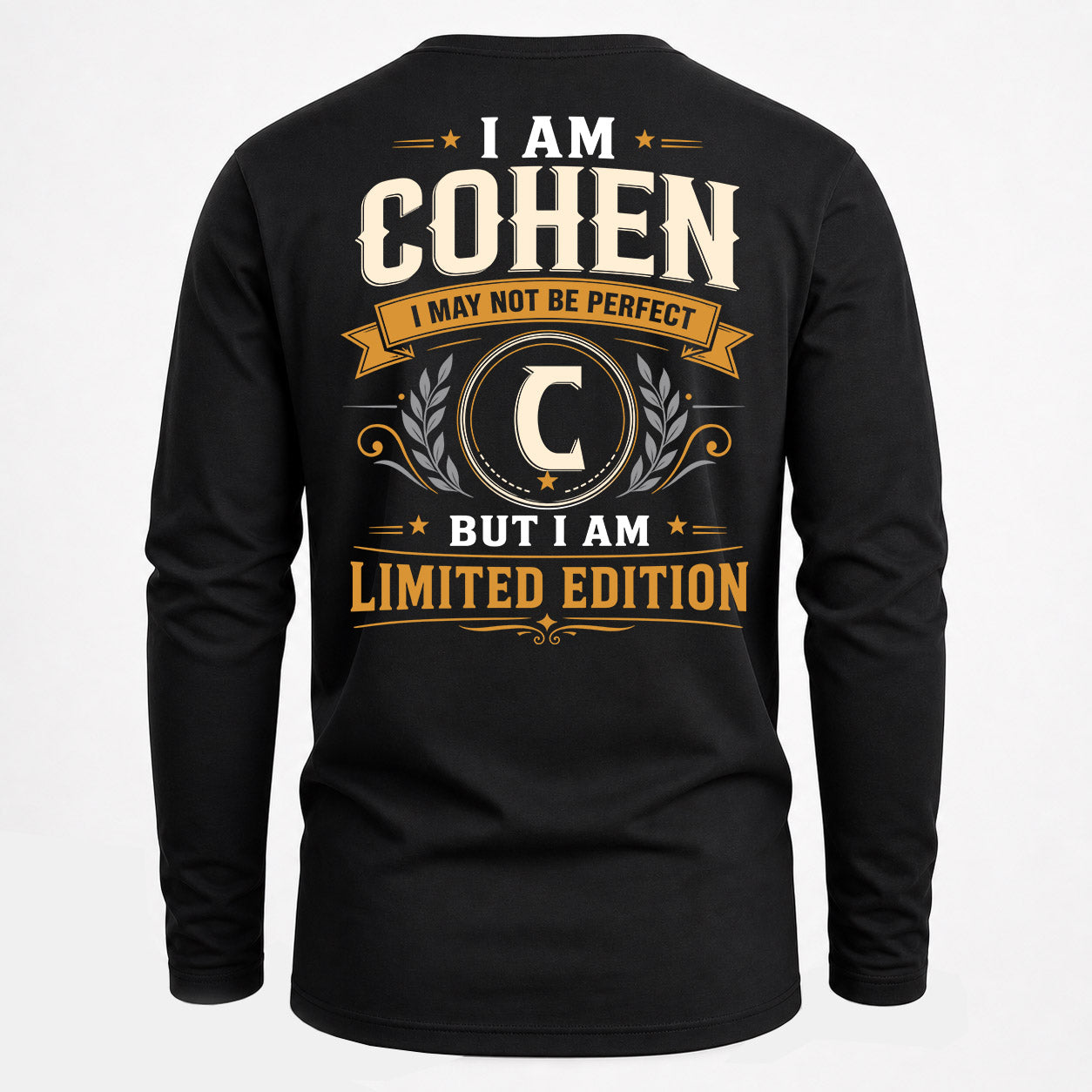 COHEN  EDI-TT36 Personalized Funny Quote Apparel
