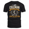 COLEMAN  EDI-TT36 Personalized Funny Quote Apparel