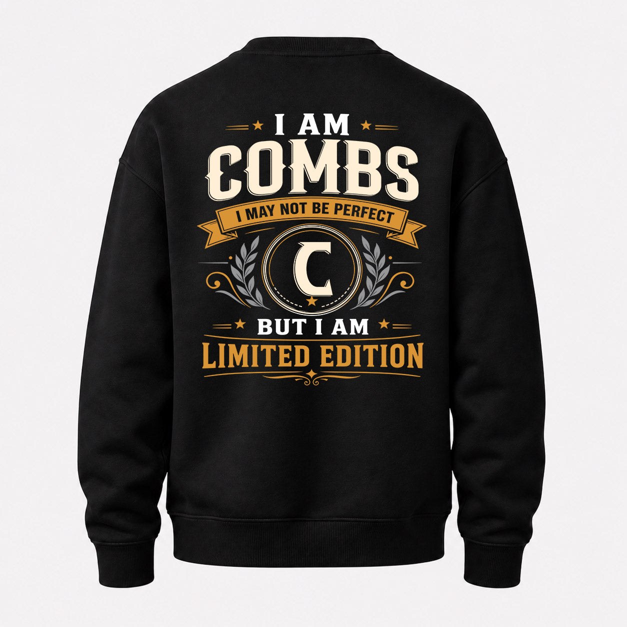 COMBS  EDI-TT36 Personalized Funny Quote Apparel